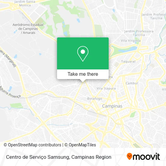 Centro de Serviço Samsung map