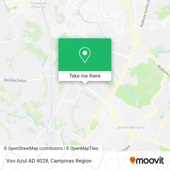 Voo Azul AD 4028 map