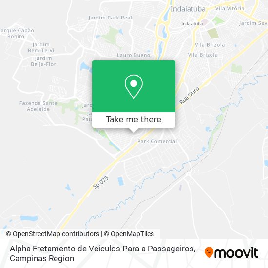 Alpha Fretamento de Veiculos Para a Passageiros map