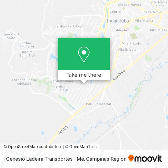Genesio Ladeira Transportes - Me map