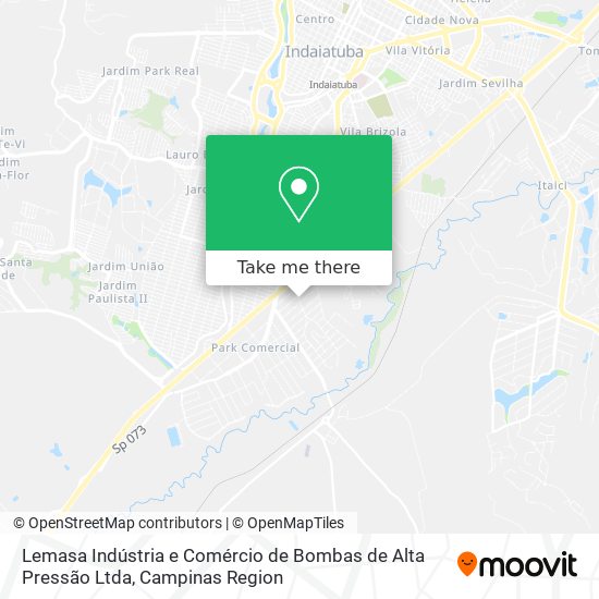 Lemasa Indústria e Comércio de Bombas de Alta Pressão Ltda map