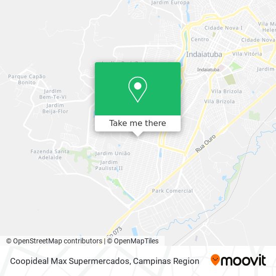 Coopideal Max Supermercados map