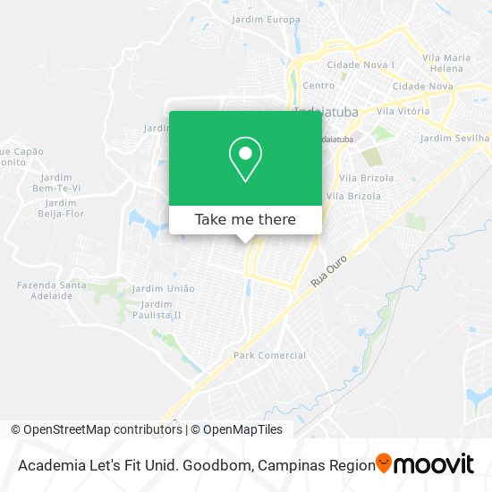 Academia Let's Fit Unid. Goodbom map