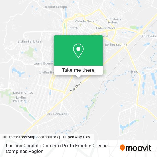 Luciana Candido Carneiro Profa Emeb e Creche map