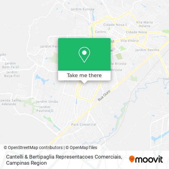 Cantelli & Bertipaglia Representacoes Comerciais map