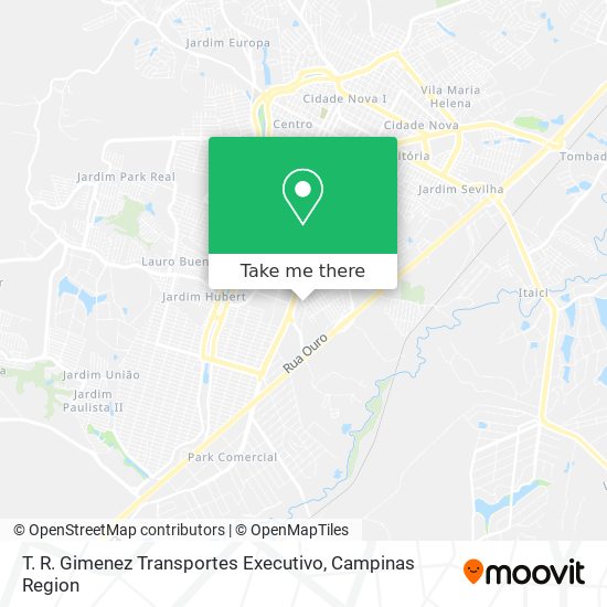T. R. Gimenez Transportes Executivo map