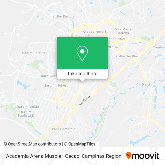 Academia Arena Muscle - Cecap map