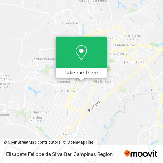 Elisabete Felippe da Silva-Bar map