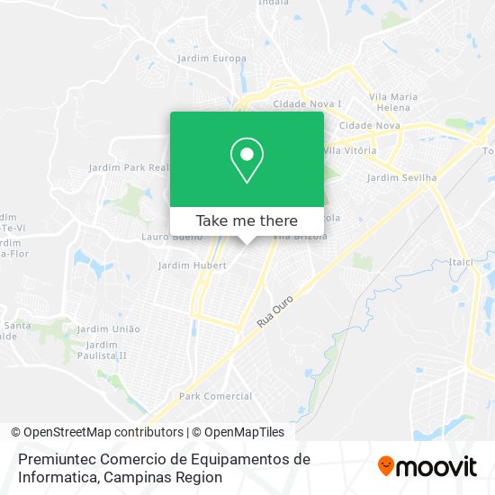 Mapa Premiuntec Comercio de Equipamentos de Informatica