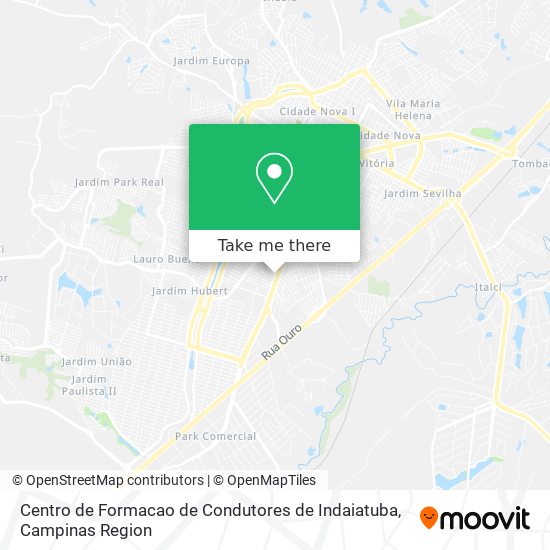 Centro de Formacao de Condutores de Indaiatuba map