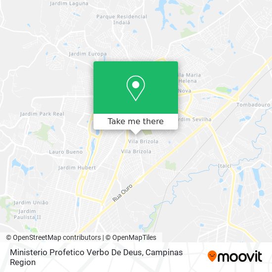 Ministerio Profetico Verbo De Deus map