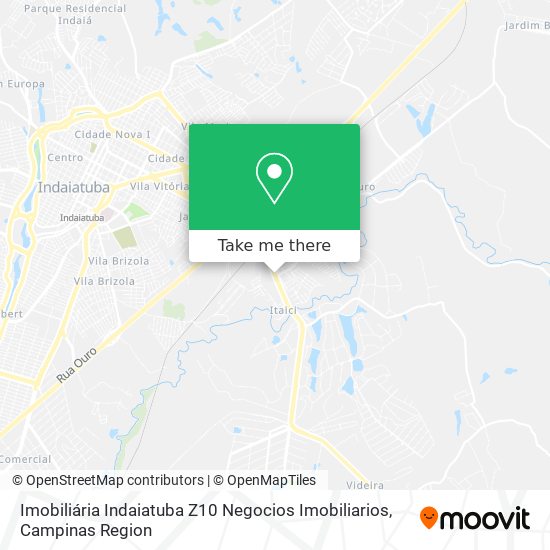 Imobiliária Indaiatuba Z10 Negocios Imobiliarios map