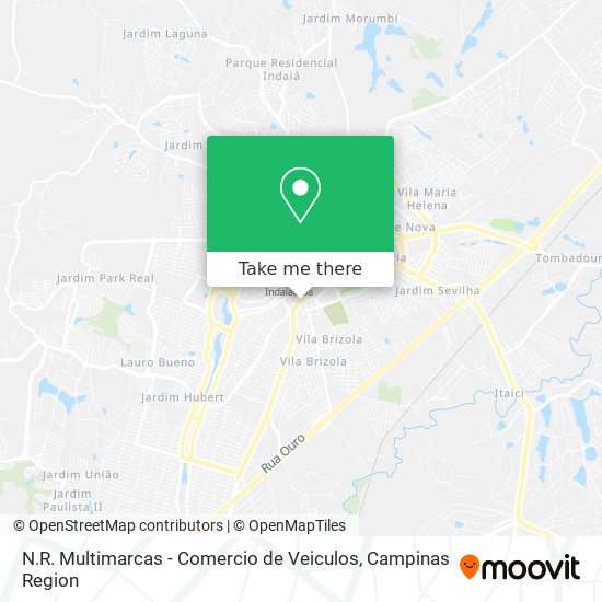 N.R. Multimarcas - Comercio de Veiculos map