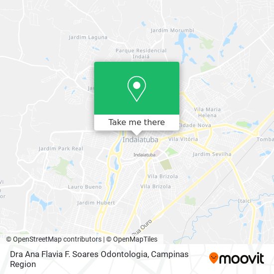 Dra Ana Flavia F. Soares Odontologia map