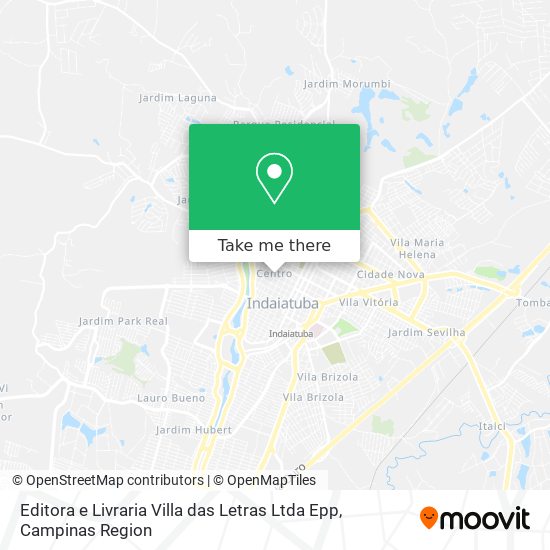 Editora e Livraria Villa das Letras Ltda Epp map