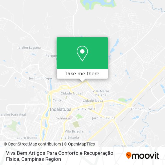 Viva Bem Artigos Para Conforto e Recuperação Física map