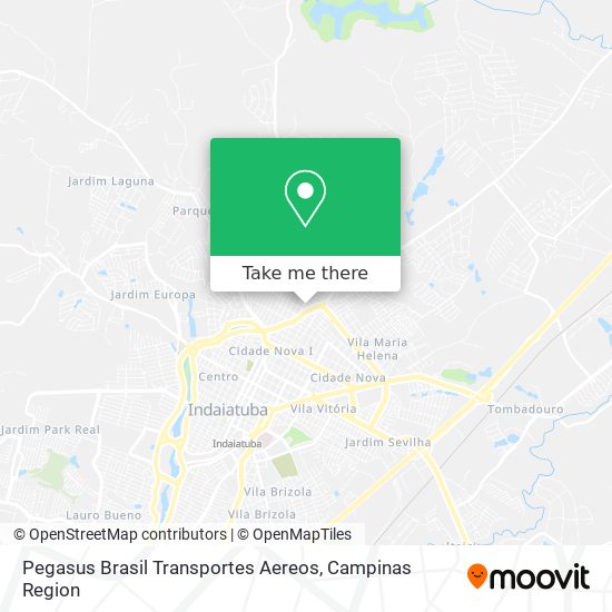 Pegasus Brasil Transportes Aereos map