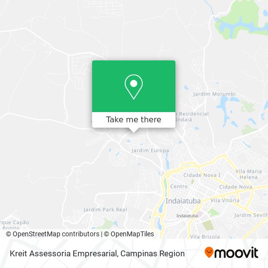 Mapa Kreit Assessoria Empresarial