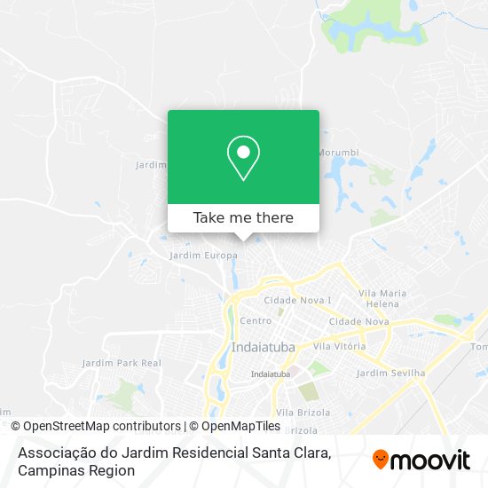 Mapa Associação do Jardim Residencial Santa Clara