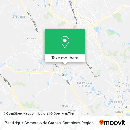 Bestfrigus Comercio de Carnes map