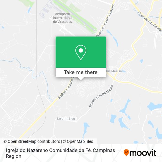 Igreja do Nazareno Comunidade da Fé map