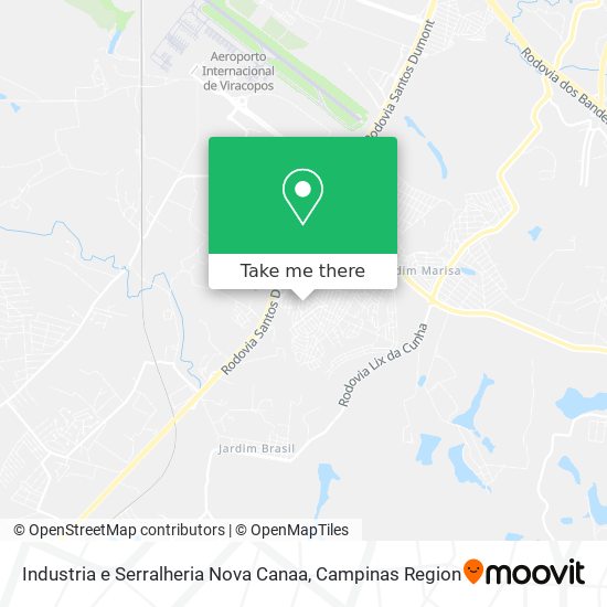 Industria e Serralheria Nova Canaa map