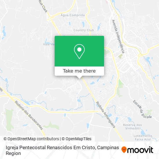 Igreja Pentecostal Renascidos Em Cristo map
