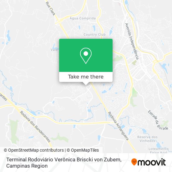 Mapa Terminal Rodoviário Verônica Briscki von Zubem