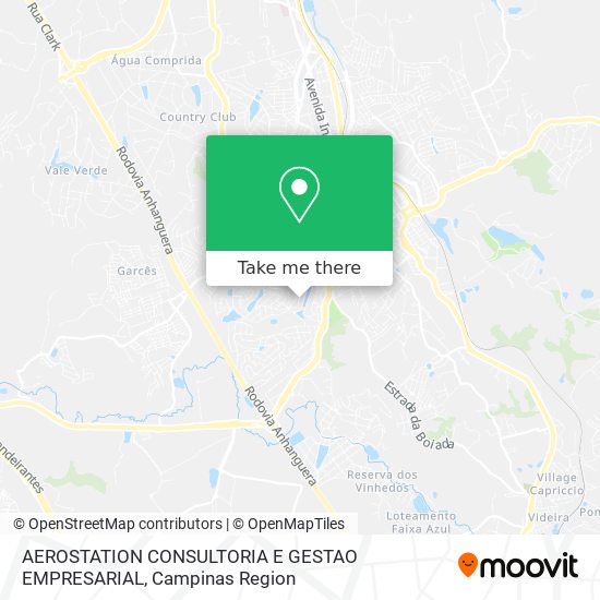 Mapa AEROSTATION CONSULTORIA E GESTAO EMPRESARIAL