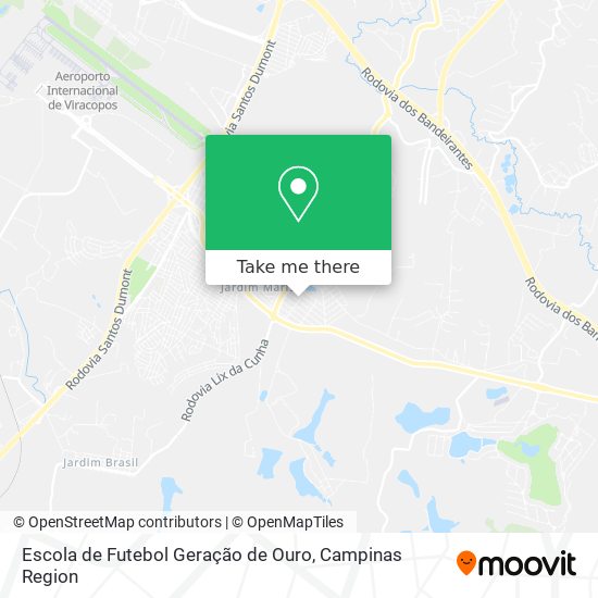 Escola de Futebol Geração de Ouro map