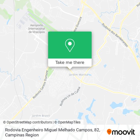 Rodovia Engenheiro Miguel Melhado Campos, 82 map