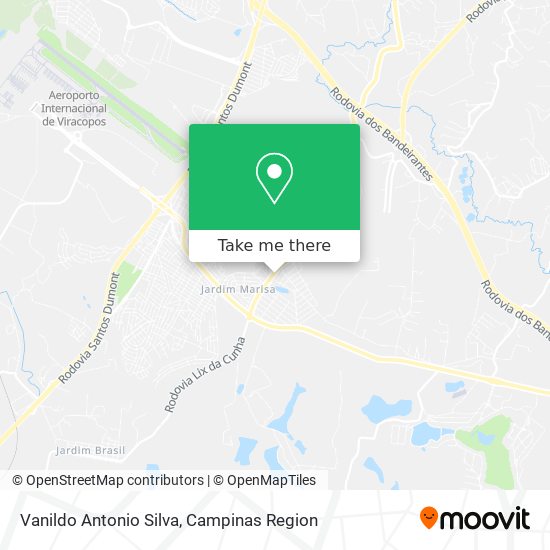 Vanildo Antonio Silva map