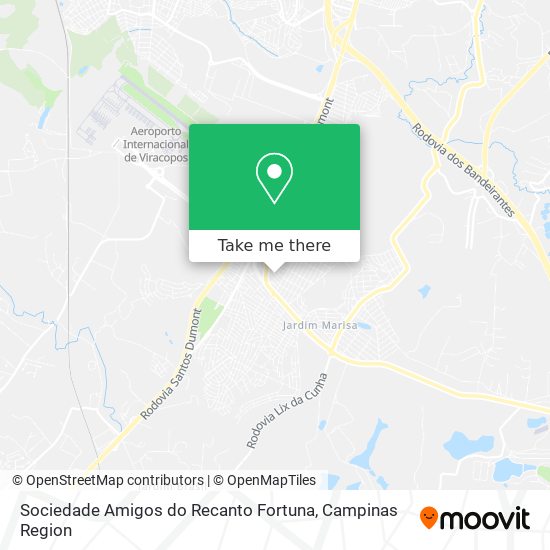 Sociedade Amigos do Recanto Fortuna map