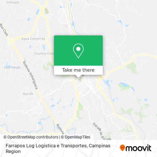 Mapa Farrapos Log Logistica e Transportes