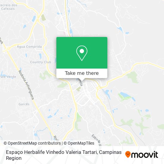 Espaço Herbalife Vinhedo Valeria Tartari map