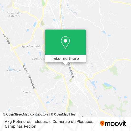 Akg Polimeros Industria e Comercio de Plasticos map