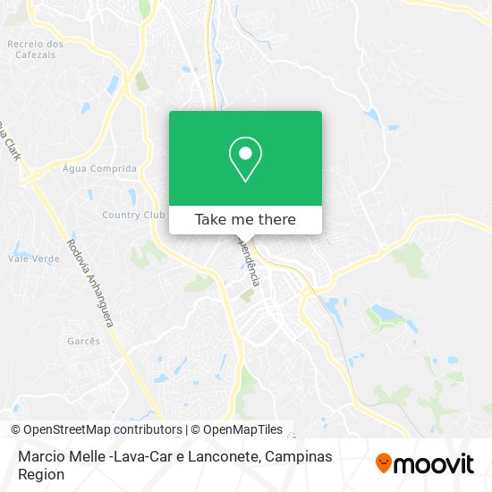 Marcio Melle -Lava-Car e Lanconete map