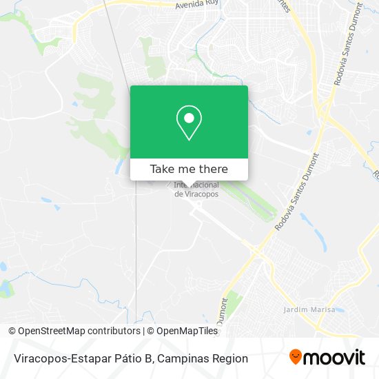 Viracopos-Estapar Pátio B map