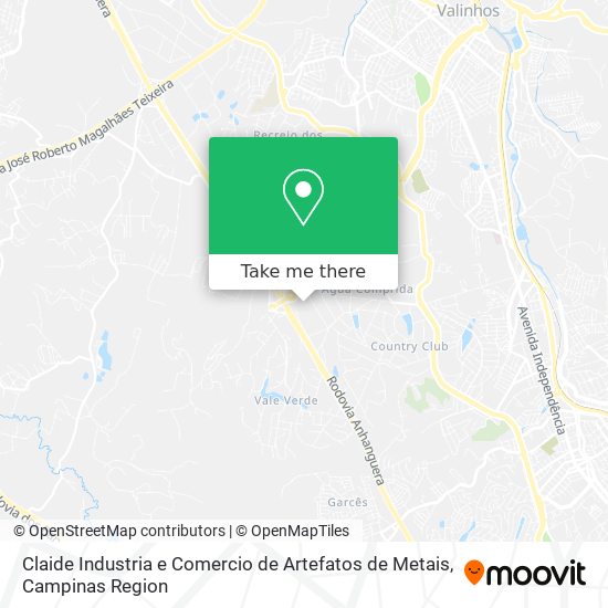 Claide Industria e Comercio de Artefatos de Metais map