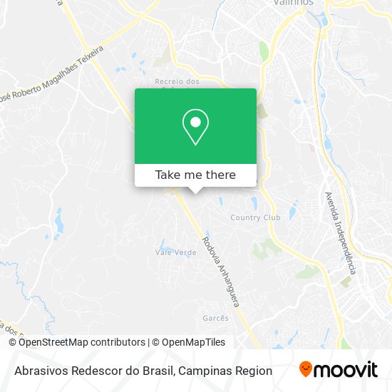 Abrasivos Redescor do Brasil map