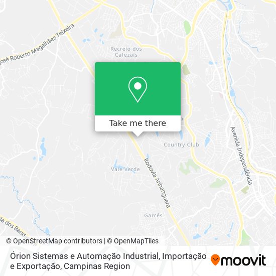 Órion Sistemas e Automação Industrial, Importação e Exportação map