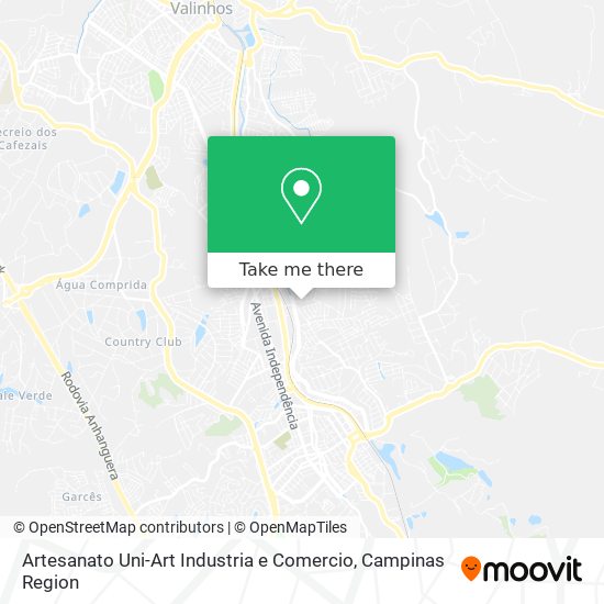 Artesanato Uni-Art Industria e Comercio map