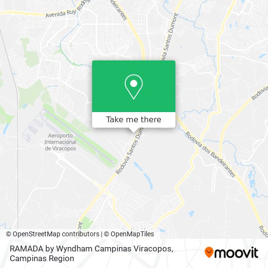 RAMADA by Wyndham Campinas Viracopos map