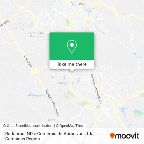 Rodabras IND e Comércio de Abrasivos Ltda map