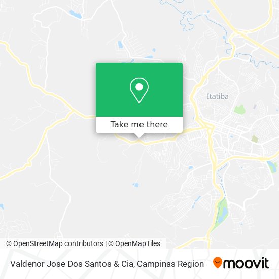 Mapa Valdenor Jose Dos Santos & Cia