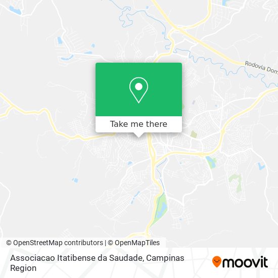 Mapa Associacao Itatibense da Saudade