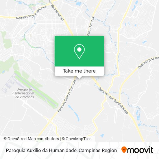 Paróquia Auxilio da Humanidade map