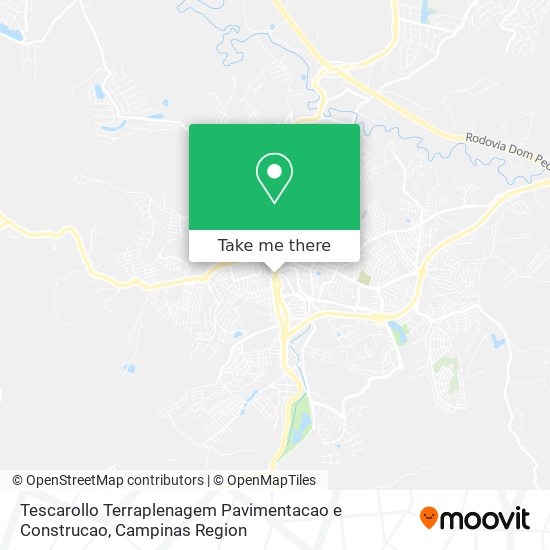 Tescarollo Terraplenagem Pavimentacao e Construcao map