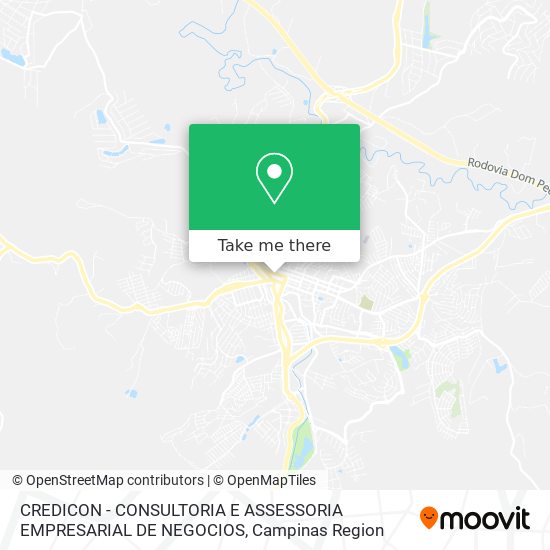 CREDICON - CONSULTORIA E ASSESSORIA EMPRESARIAL DE NEGOCIOS map