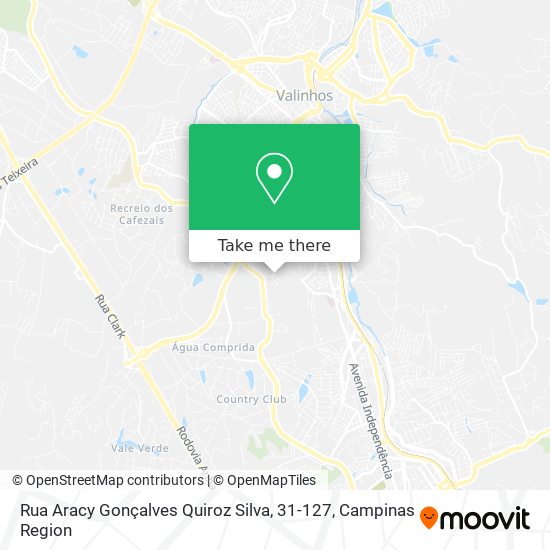 Rua Aracy Gonçalves Quiroz Silva, 31-127 map
